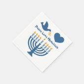 Peace Love Hanukkah Servetten (Hoek)