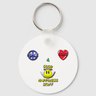 Peace Love Happiness Sleutelhanger