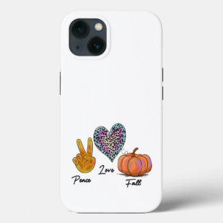 Peace Love Herfst iPhone 13 Hoesje