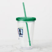 Peace Love Hiking Acryl Drinkbeker (Links)