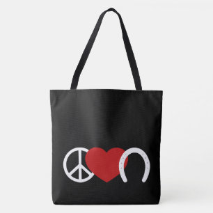 Peace-Love-Hoof Draagtas