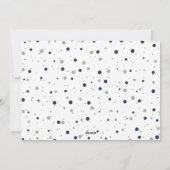 Peace Love Hope Carte de vacances photo blanche (Dos)