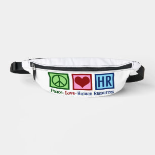 Peace Love HR Human Resources Heuptasje