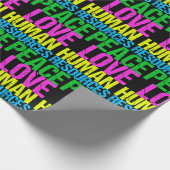 Peace Love Human Resources Cadeaupapier (Hoek)