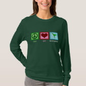 Peace Love Hummingbird T-shirt (Voorkant)