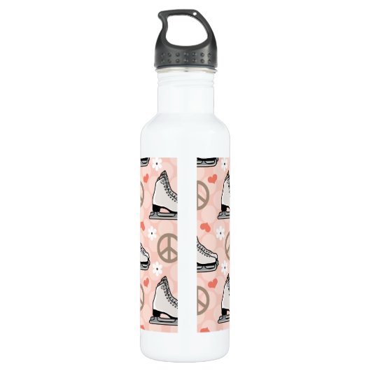 Peace Love Ice Skies BPA Free Waterfles (Achterkant)