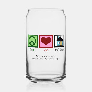 Peace Love Immobilier Cute Custom Realtor