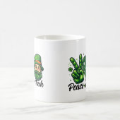 Peace Love Irish Mug - Parfait pour St. Patrick's  (Centre)