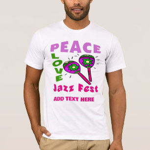 Peace Love Jazz Fest T-shirt