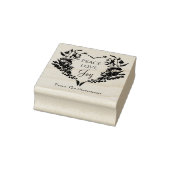 Peace Love Joy Floral Christmas Rubberstempel (Stempel)