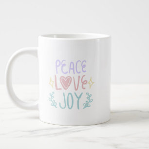 Peace Love Joy 😁 koffiespecialiteit mok