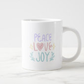 Peace Love Joy 😁 tasse de café (Droite)
