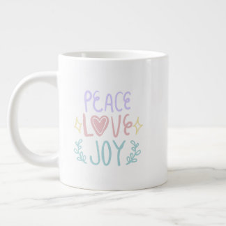 Peace Love Joy 😁 tasse de café