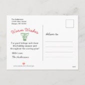 Peace Love Joy White Brick Wall Carte photo de vac (Dos)