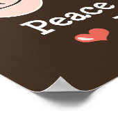 Peace Love Justice Poster (Hoek)