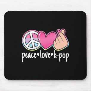 Peace Love K-Pop Cute Kpop Music Anime Lover Muismat