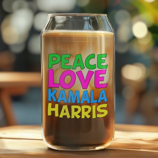 Peace Love Kamala Harris Cute Election
