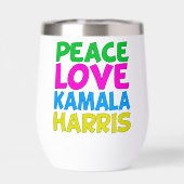 Peace Love Kamala Harris Schattigee verkiezingen (Achterkant)