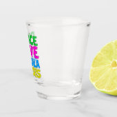 Peace Love Kamala Harris Shot Glas (Rechts)