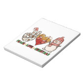 Peace Love Kerstmis Notitieblok (Gedraaid)