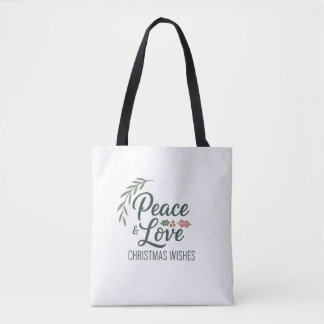 Peace & Love Kersttas Draagtas