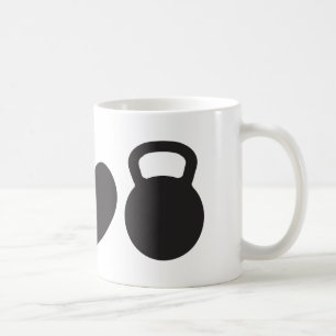 Peace, Love & Kettlebell"-Mok Koffiemok