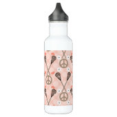 Peace Love Lacrosse BPA Free Waterfles (Links)