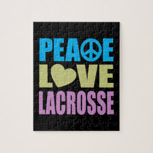Peace Love Lacrosse Legpuzzel