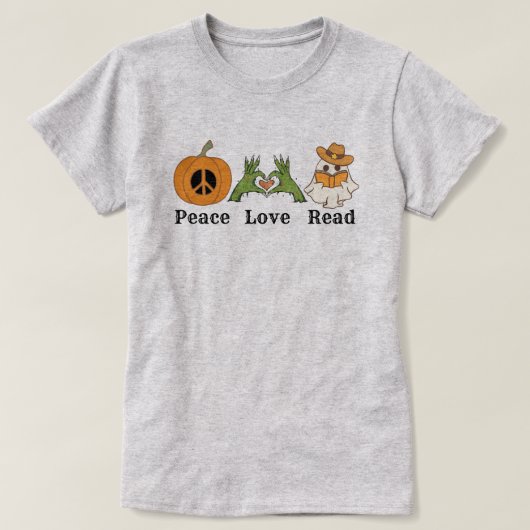 Peace Love Lees Halloween Western T-shirt (Design voorkant)
