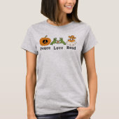 Peace Love Lees Halloween Western T-shirt (Voorkant)