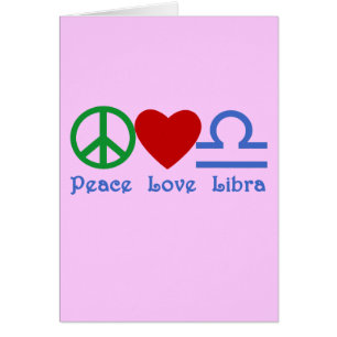 Peace Love Libra Zodiaproducten