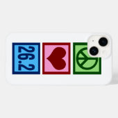 Peace Love Marathon Case-Mate iPhone Case (Achterkant (horizontaal))