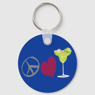 Peace Love Margaritas Sleutelhanger