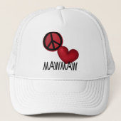 Peace Love MawMaw Trucker Pet (Voorkant)