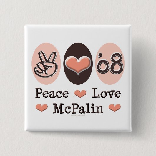 Peace Love McPalin Button 08 (Voorkant)