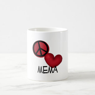 Peace Love Mema Koffiemok