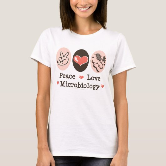 Peace Love Microbiology Tanktop (Voorkant)