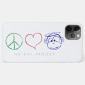 Peace, Love, Monkeys Phone Case - Large Camera (Achterkant (horizontaal))