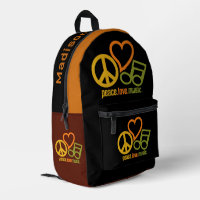 Peace Love Music, aangepaste naam