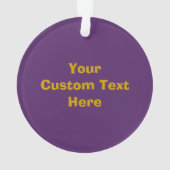 Peace Love Music Custom ornament (achterkant)