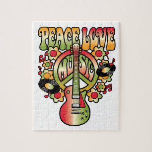 Peace-Love-Music Legpuzzel