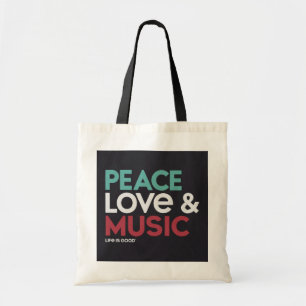Peace Love & Music Sac fourre-tout - Spread Positi