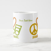 Peace Love Music tasses personnalisées (Devant)