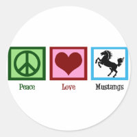 Peace Love Mustangs