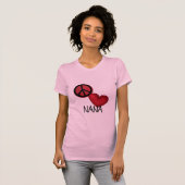 Peace Love Nana T-shirt (Voorkant volledig)