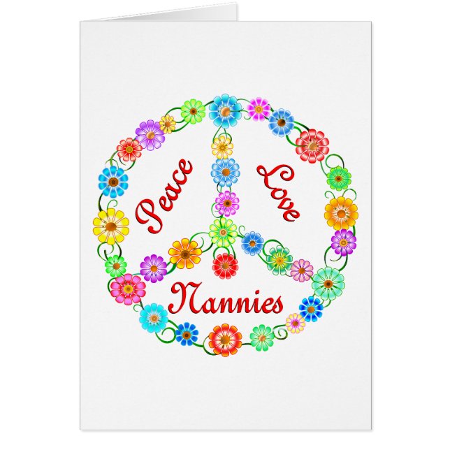 Peace Love Nannies (Voorkant)