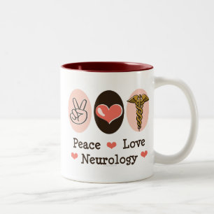 Peace Love Neurology Neuroloog Mok