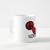 Peace Love Nonni Koffiemok (Voorkant links)