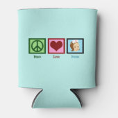 Peace Love Nurse Blikjeskoeler (Voorkant)