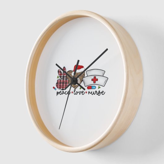 Peace Love Nurse, Halloween Classic T-shirt (Hoek)